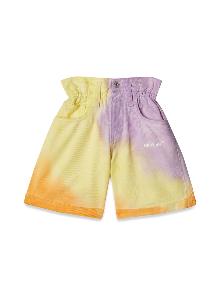 Off-White Helvetica Shorts — Multicolor by Off-White