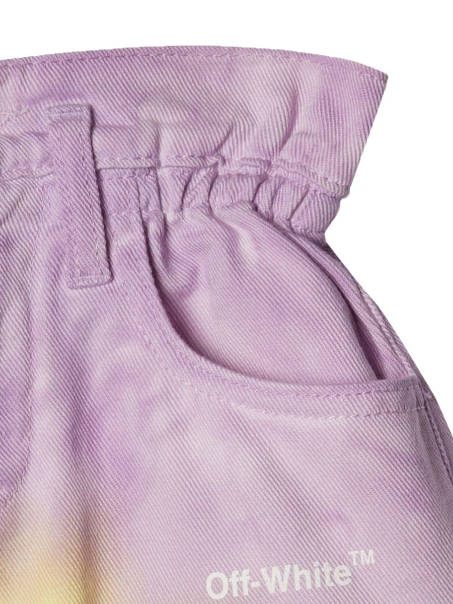 Off-White Helvetica Shorts — Multicolor, view 2