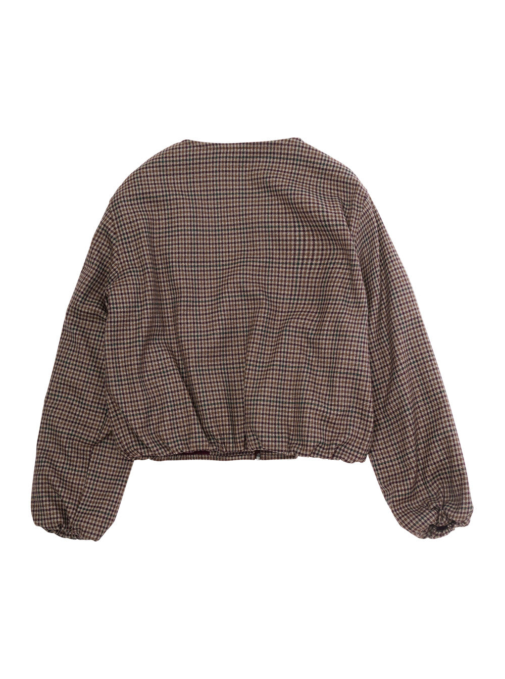 NanáN Tech Fabric Bomber Jacket — Brown, view 2