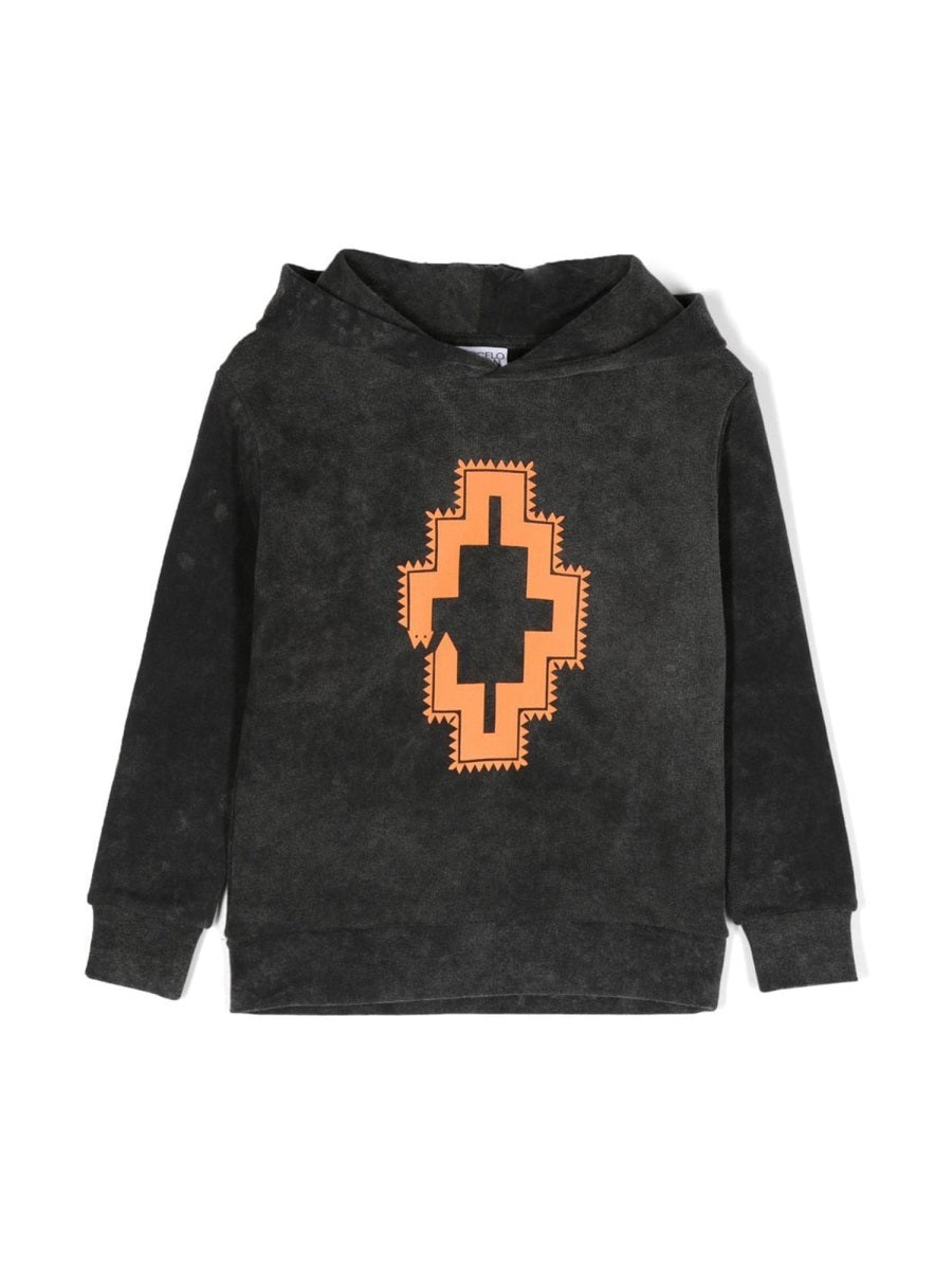 Marcelo Burlon County Of Milan Cotton Hooded Sweatshirt — Black by Marcelo Burlon County Of Milan