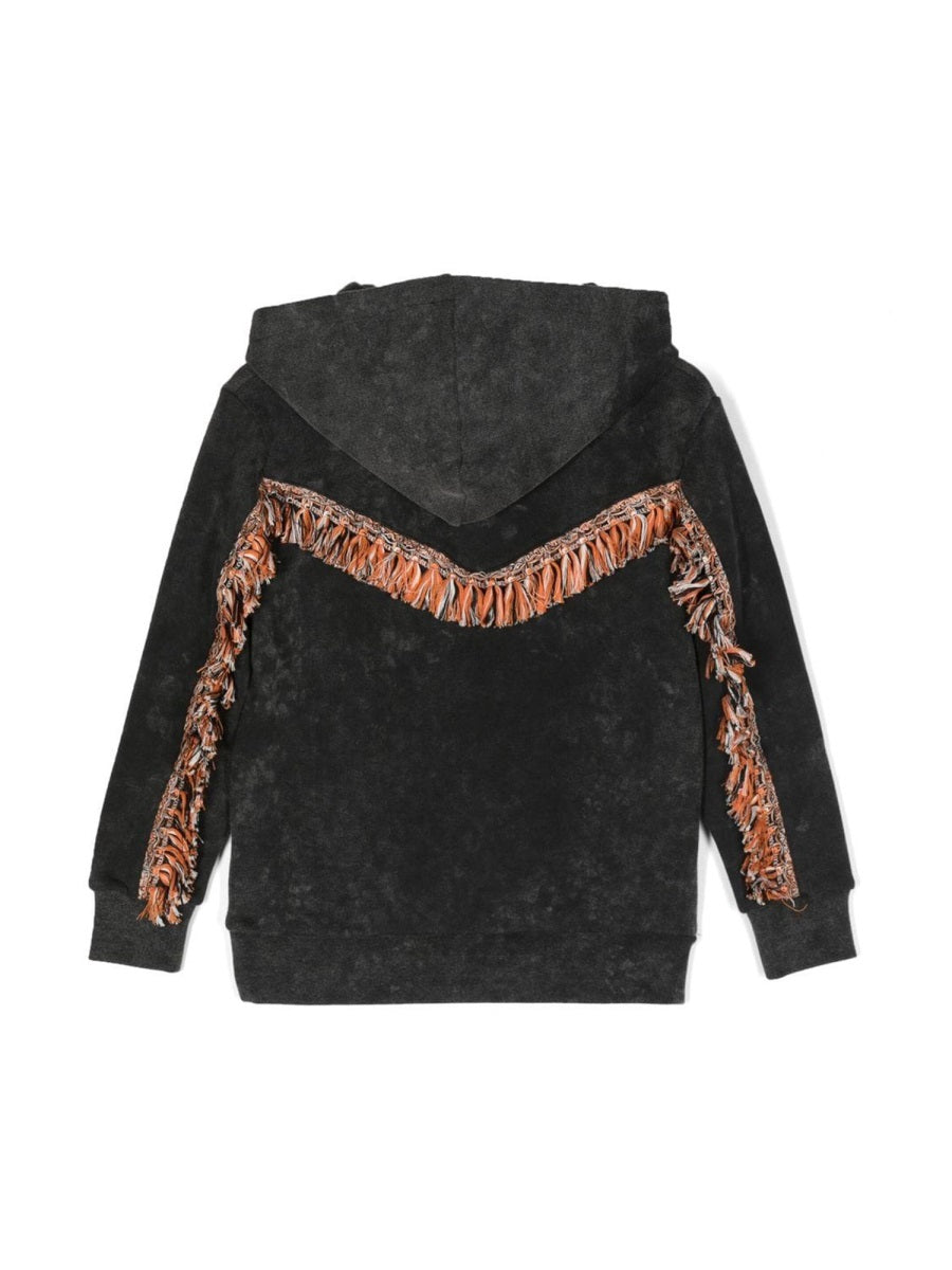 Marcelo Burlon County Of Milan Cotton Hooded Sweatshirt — Black, view 3