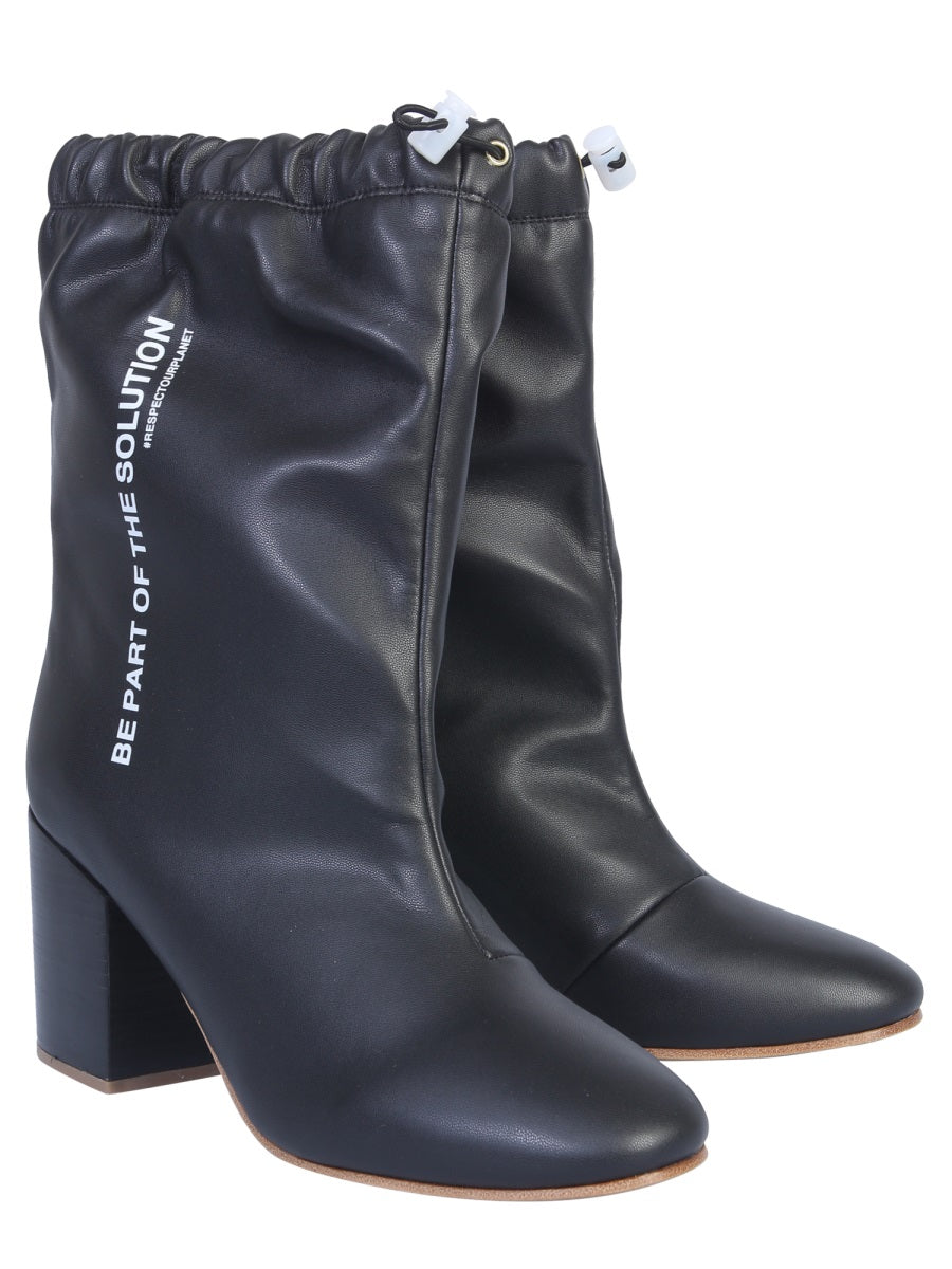 Forward Coulisse Design Boots — Black by Forward