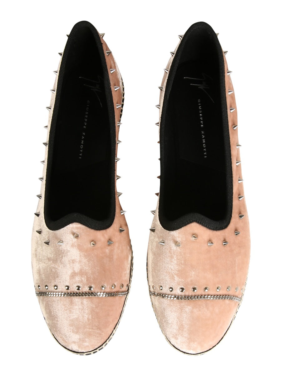 Giuseppe Zanotti Otium Loafers — Beige, view 3