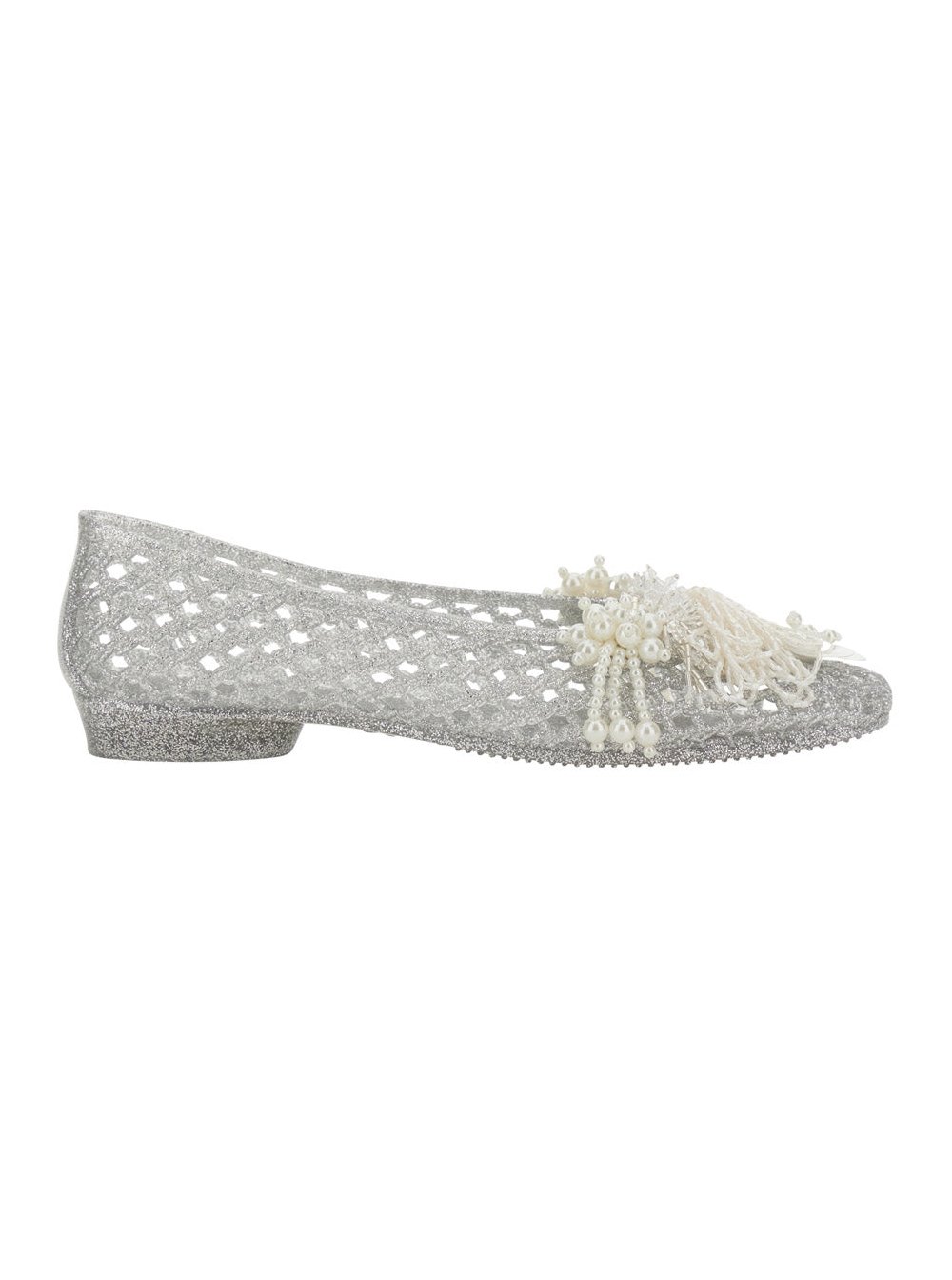 Heavenly Jelly Muse Ballet Flat — Silver by Heavenly Jelly