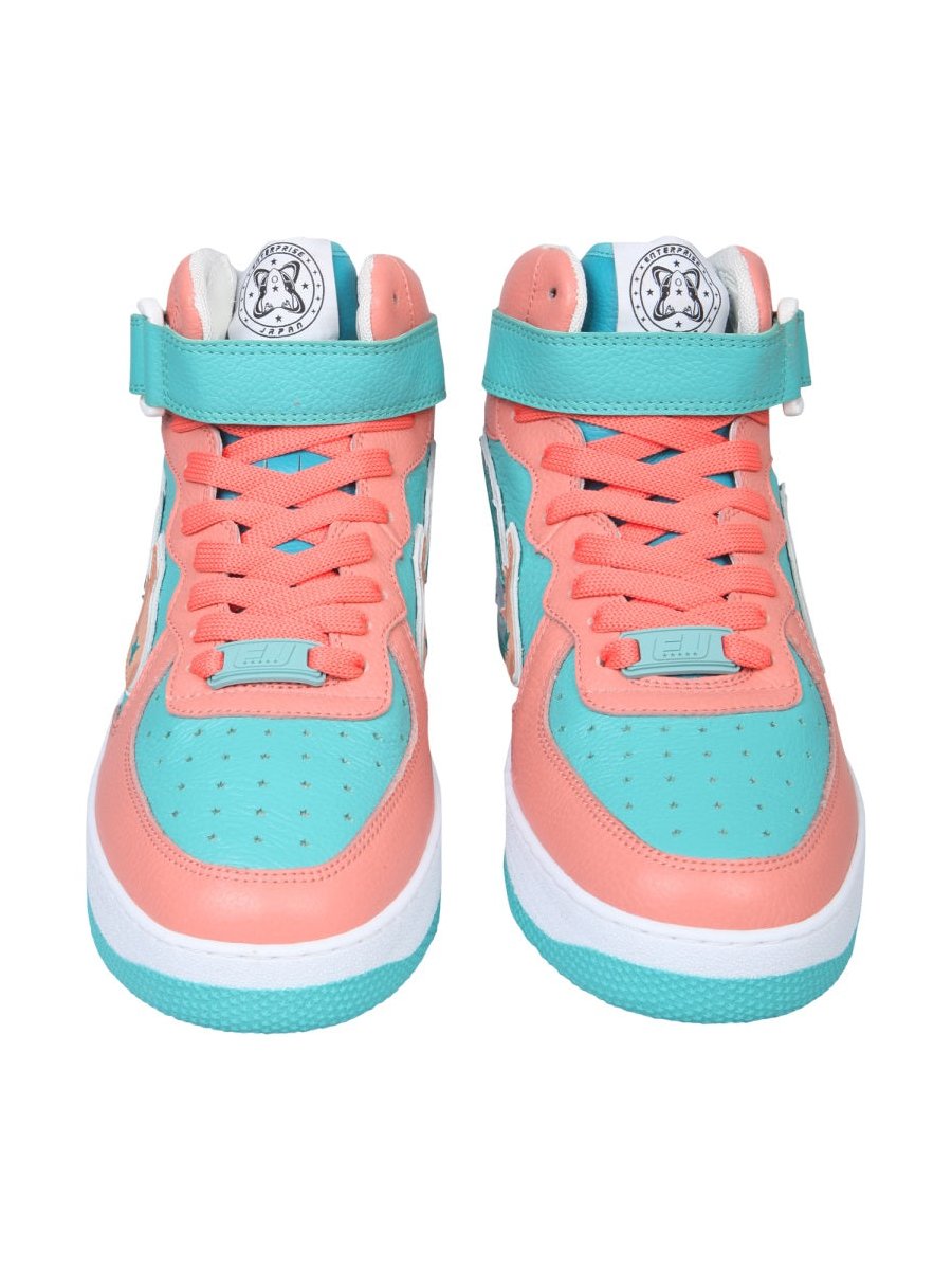 Enterprise Japan Rocket Mid Sneakers — Blue by Enterprise Japan