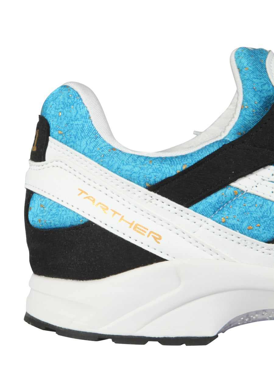 Comme Des GarçOns Shirt Mix Fabric Sneakers — Blue, view 2