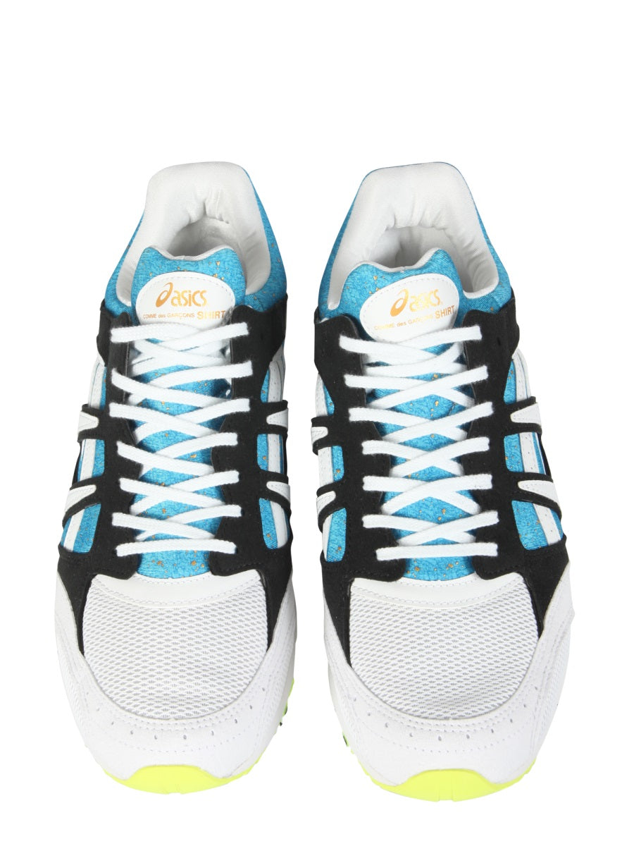 Comme Des GarçOns Shirt Mix Fabric Sneakers — Blue, view 4