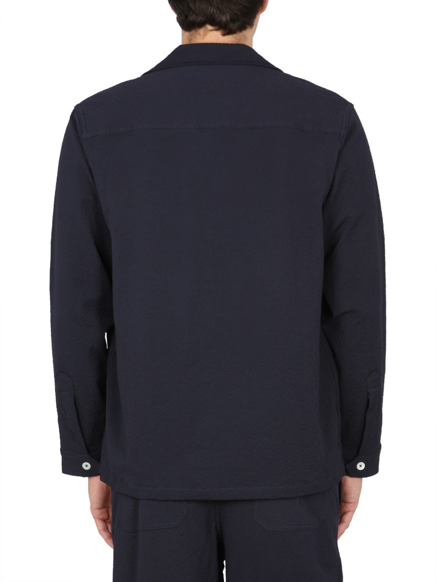Howlin' Cotton Bowling Neck Shirt — Blue, view 3