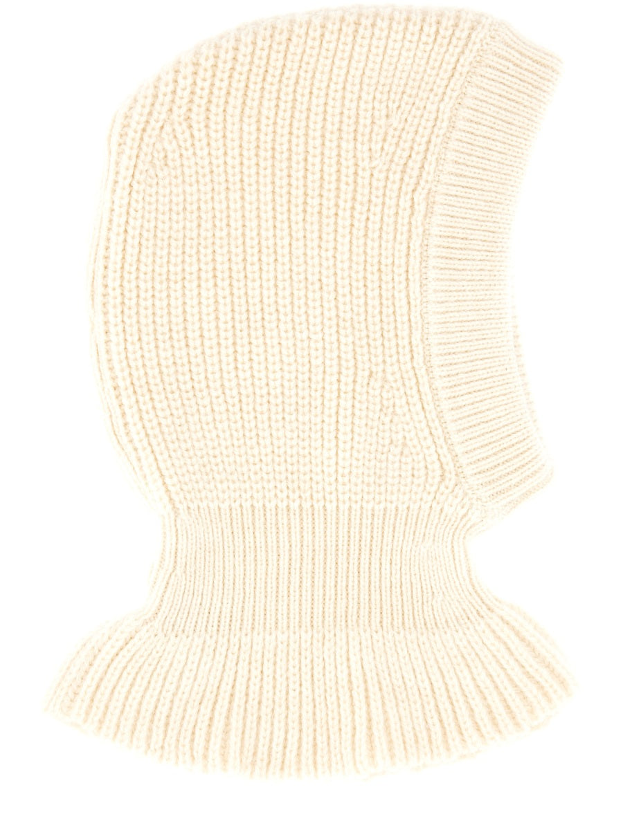 Lemaire AC1227_LK1028WH048 Wool and Alpaca Blend Winter Hat — Ivory by Lemaire