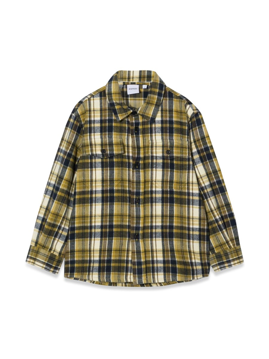 Aspesi Plaid Cotton Shirt — Multicolor by Aspesi