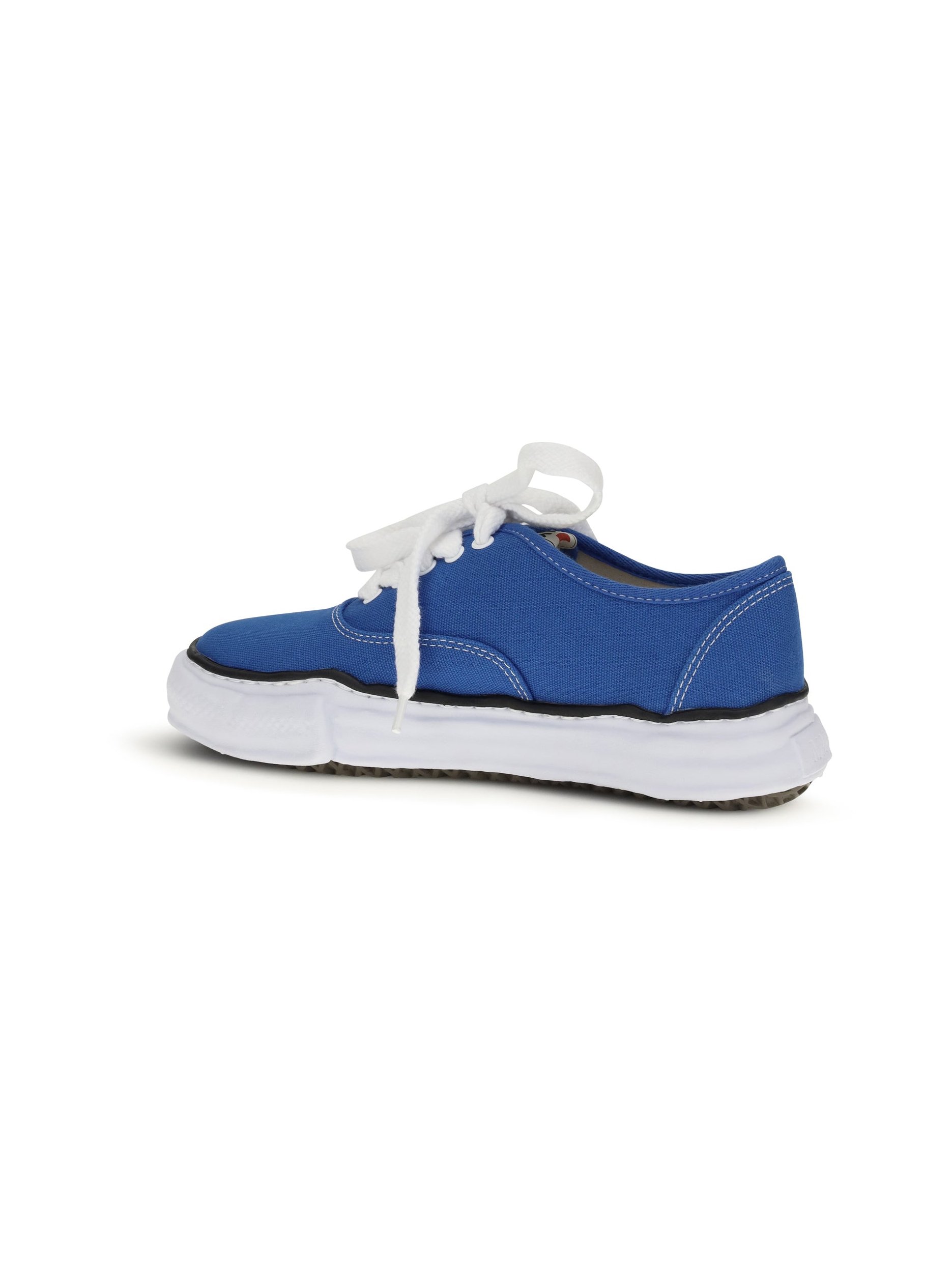 Maison Mihara Yasuhiro Cotton Canvas Low-Top Sneaker — Blue, view 4