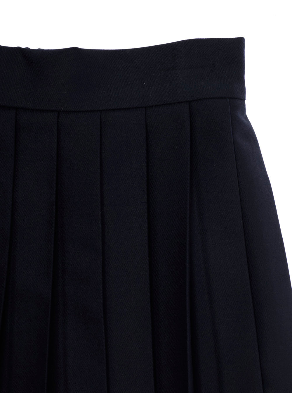 NanáN Pleated Kilt Skirt — Black, view 3