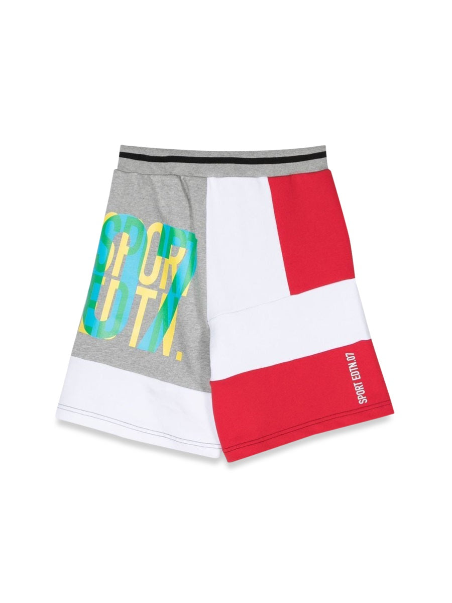 Dsquared2 Multicolour Cotton Bermuda Shorts — Multicolor, view 2