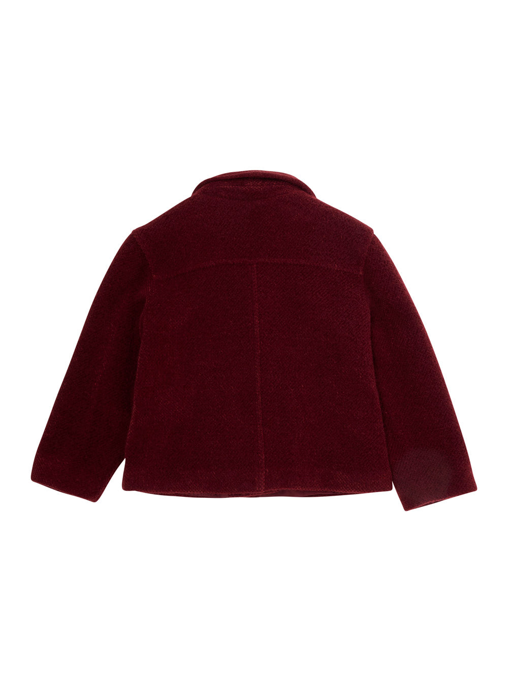NanáN Tech Fabric Coat — Burgundy, view 2