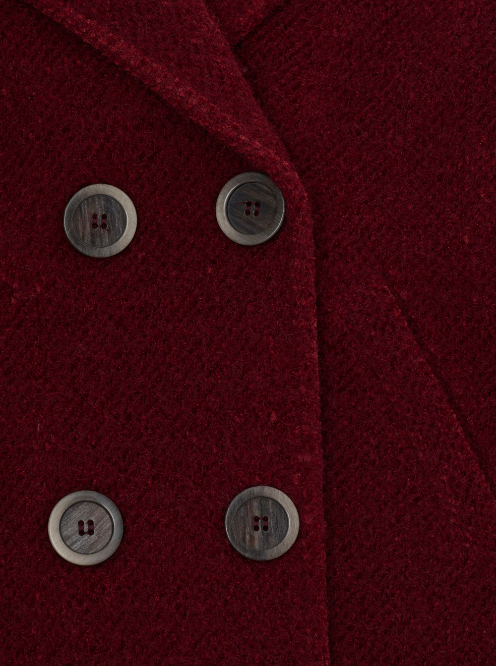 NanáN Tech Fabric Coat — Burgundy, view 3