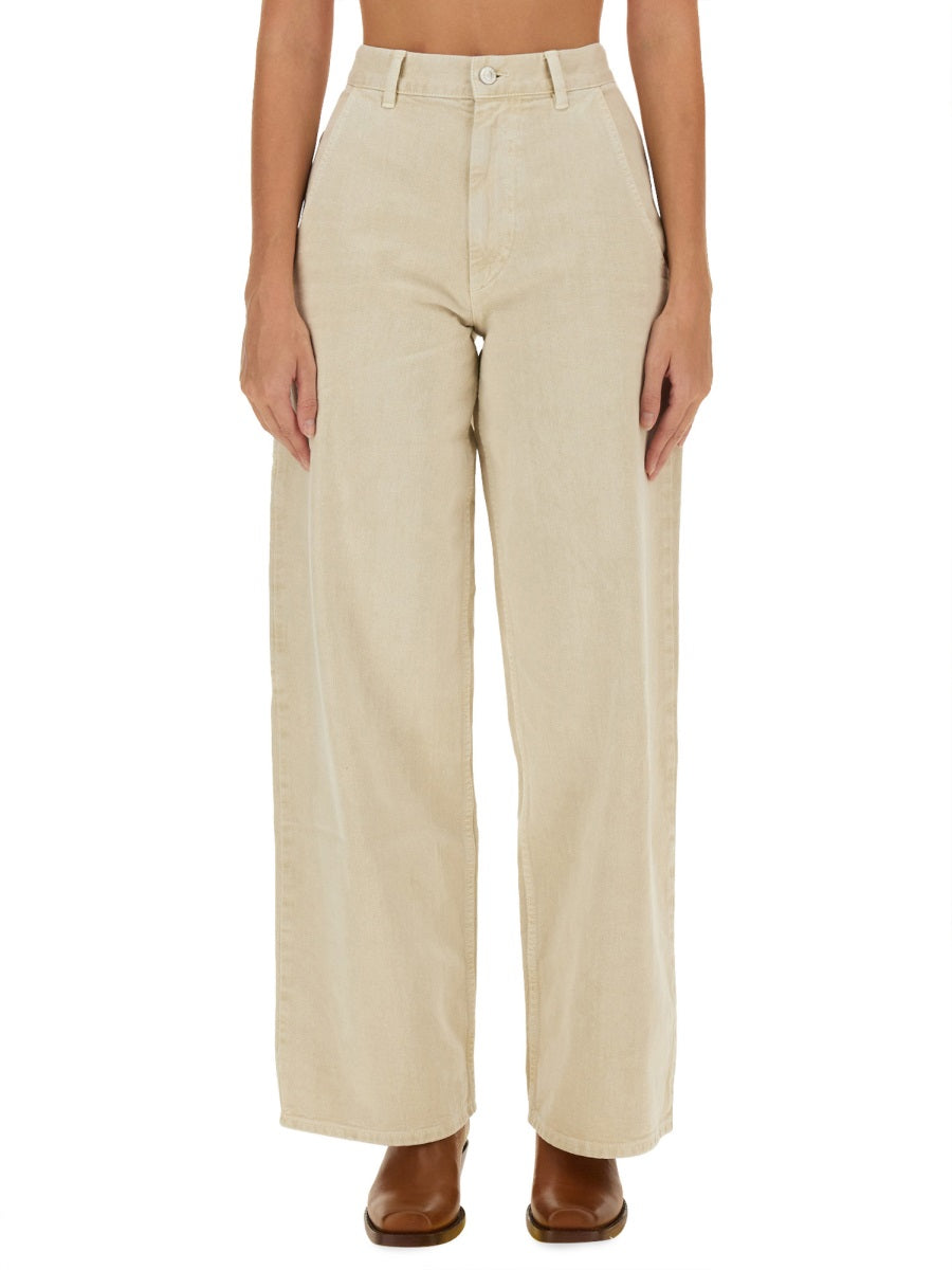 Marant éToile Solene Jeans — Powder, view 2