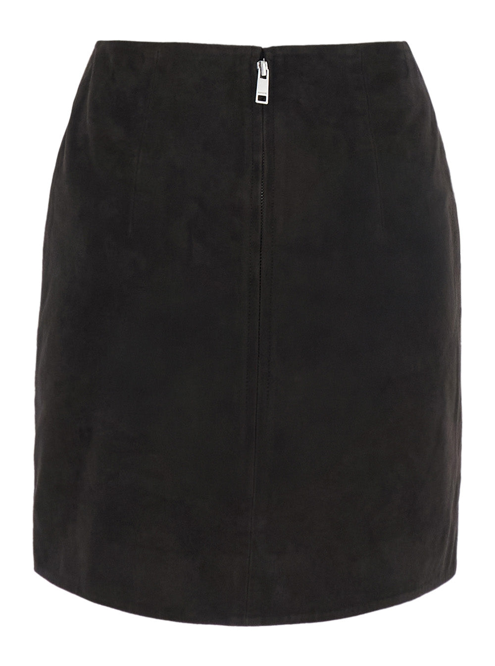 Rotate Birger Christensen Suede Miniskirt — Black by Rotate Birger Christensen