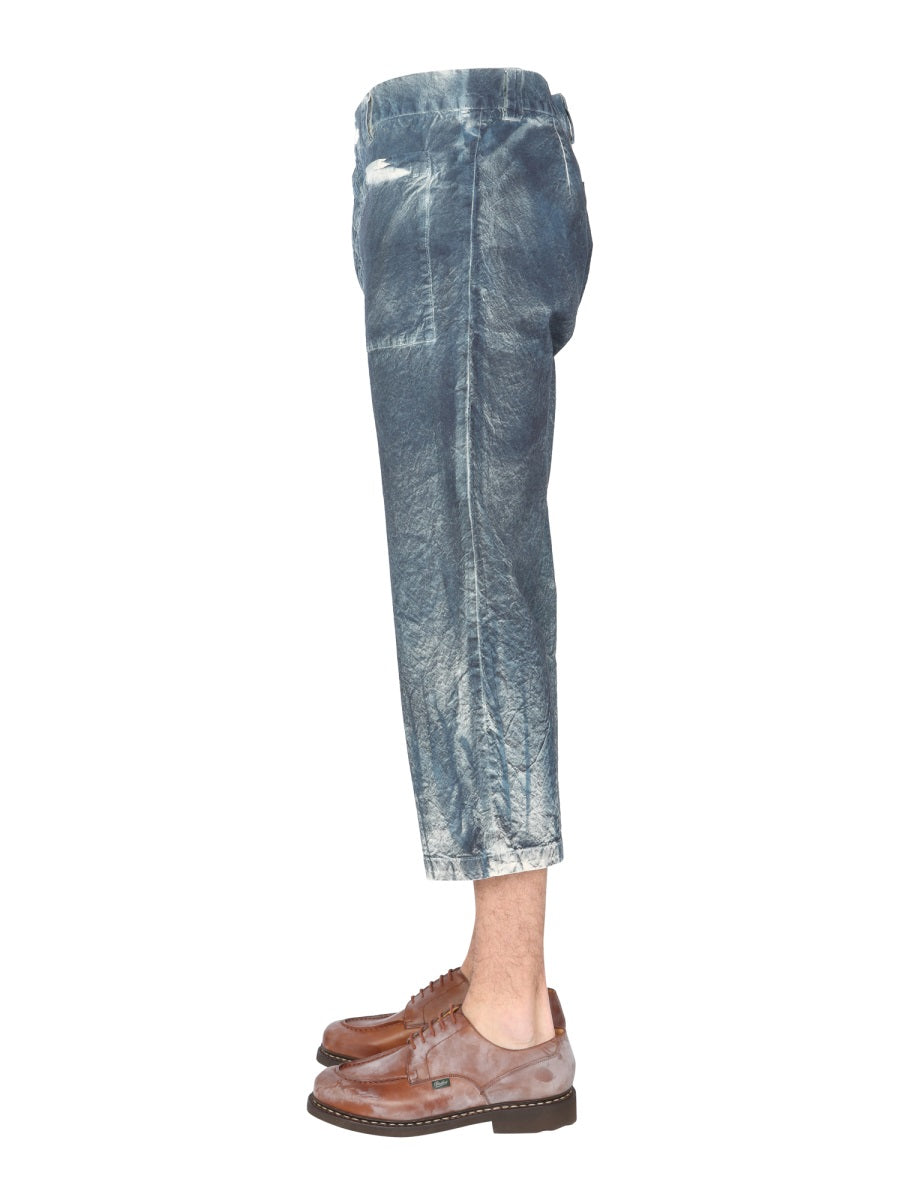 Sunnei Straight-cut Trousers — Blue by Sunnei