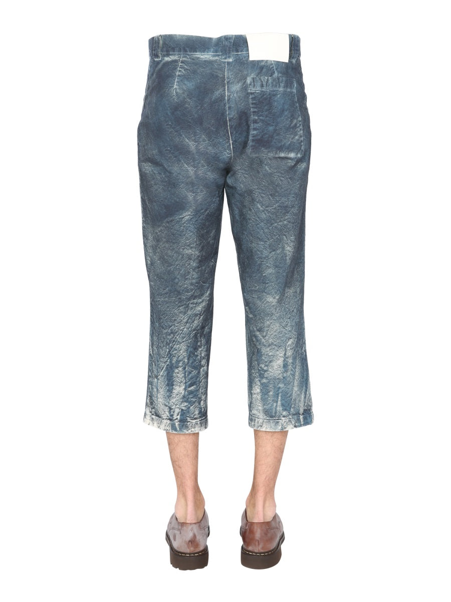 Sunnei Straight-cut Trousers — Blue, view 2