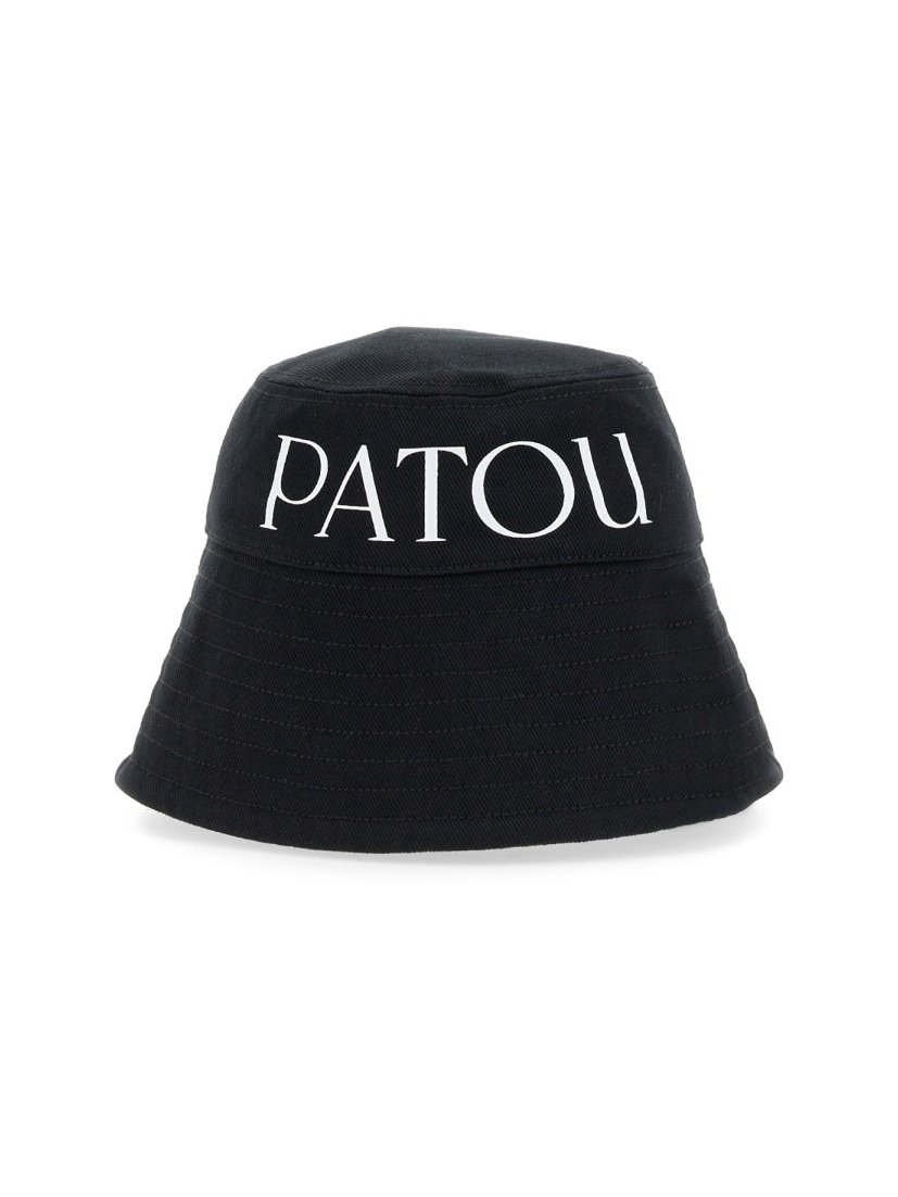Patou AC027_0132999B Cotton Bucket Hat — Black by Patou