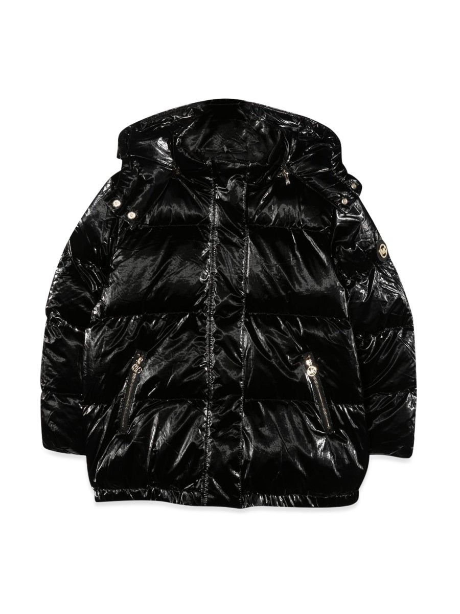 Michael Kors Hooded Down-Insulated Down Jacket — Black by Michael Kors
