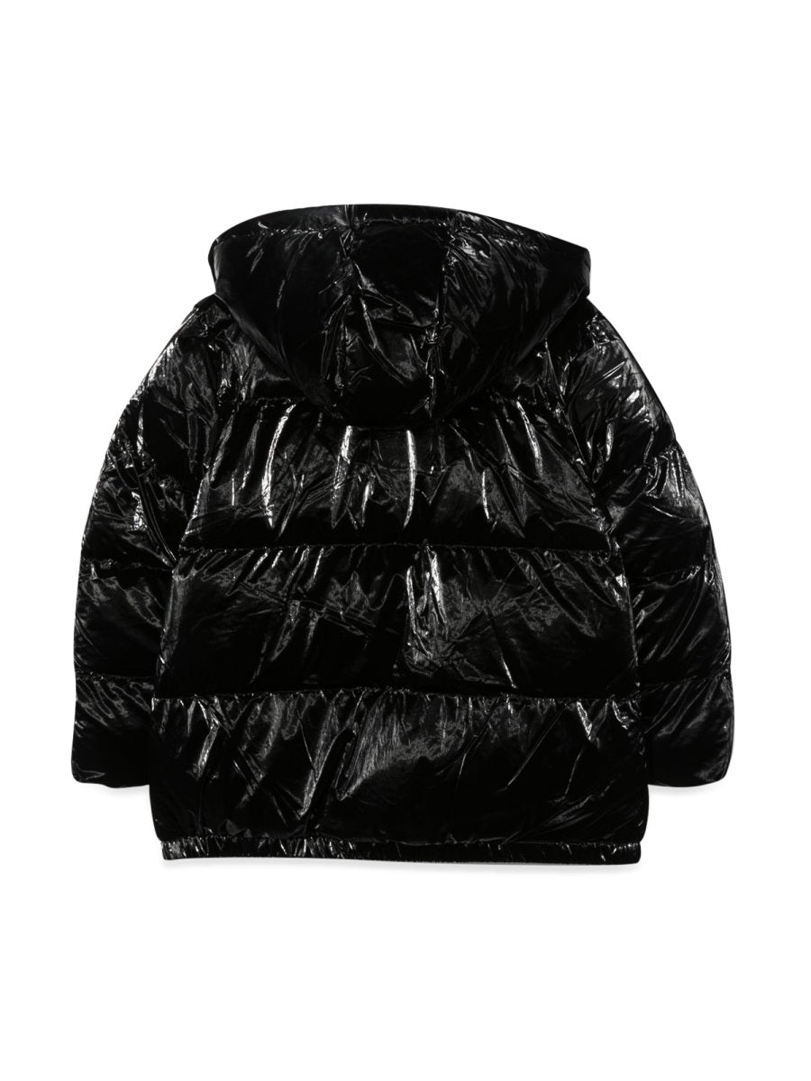 Michael Kors Hooded Down-Insulated Down Jacket — Black, view 2