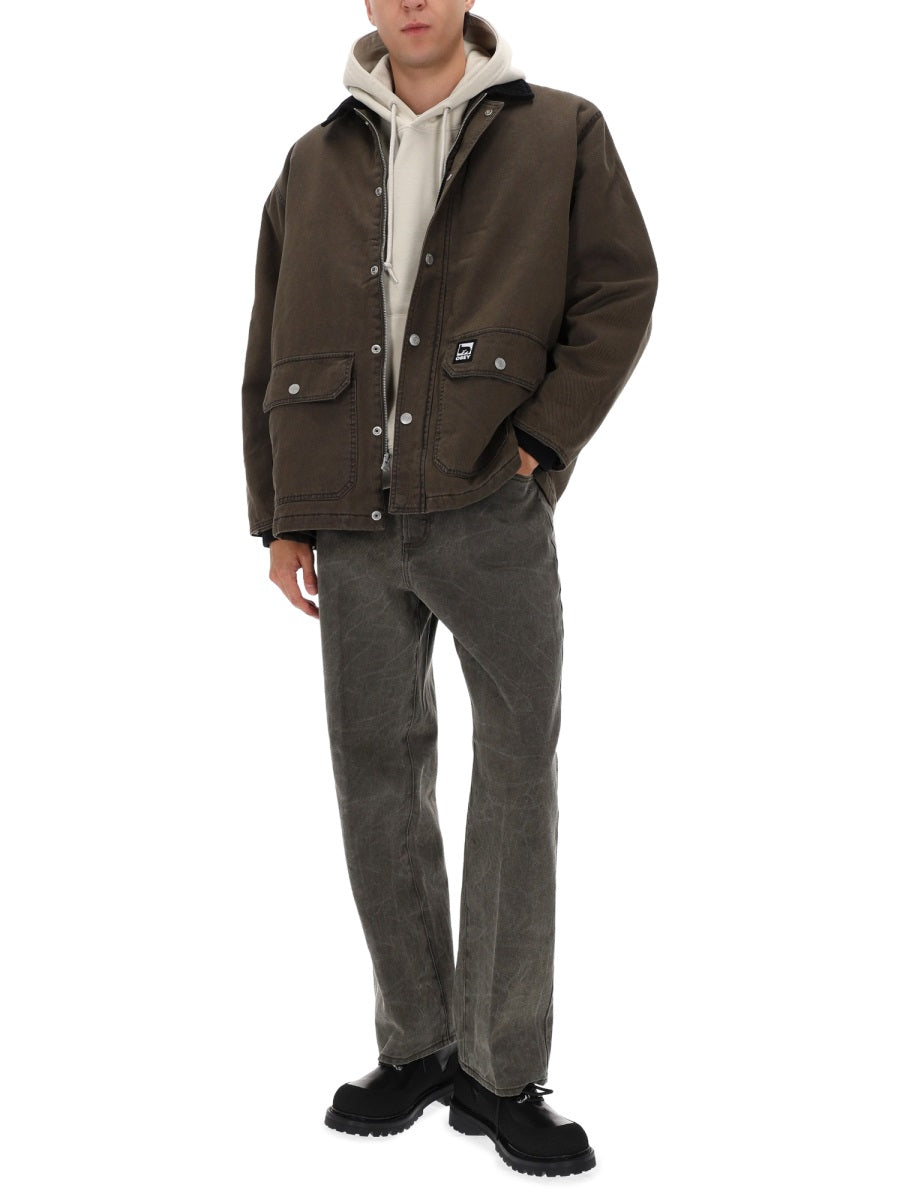 Obey Norton Barn Coat Jacket — Green, view 3