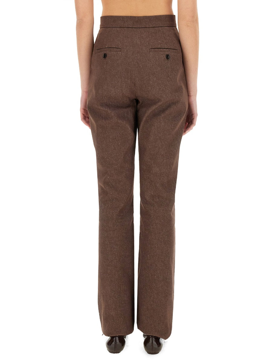 Max Mara Galicia Trousers — Brown by Max Mara
