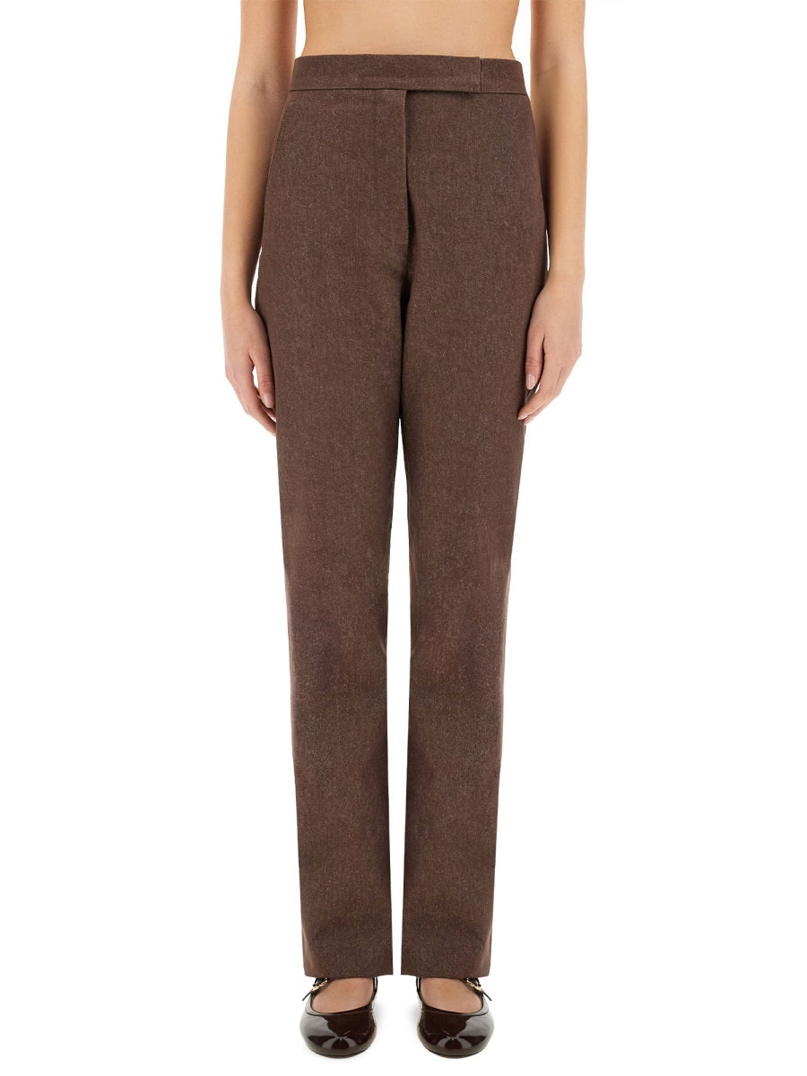 Max Mara Galicia Trousers — Brown, view 2