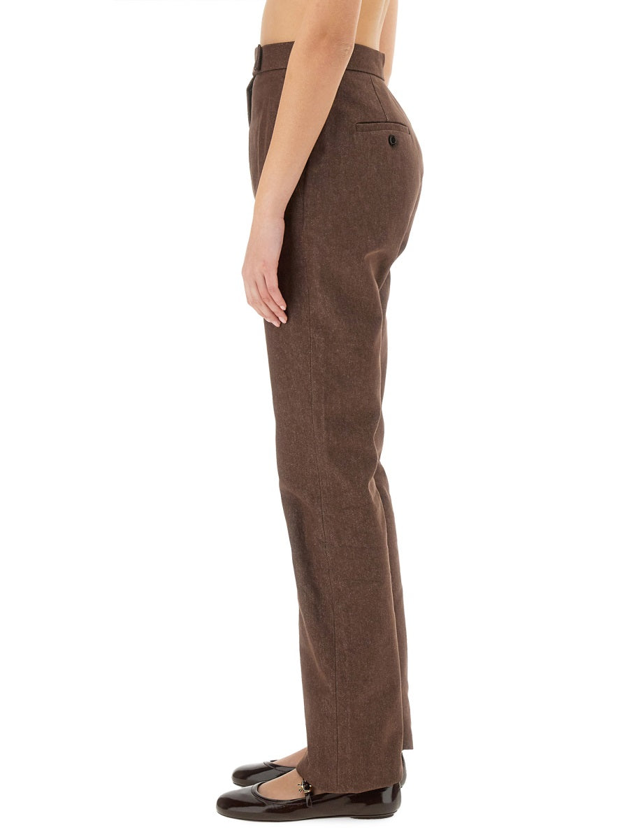 Max Mara Galicia Trousers — Brown, view 4