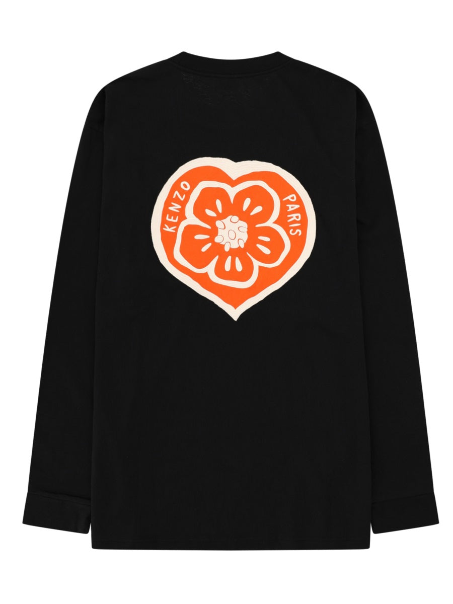 Kenzo Boke Heart T-Shirt — Black, view 2