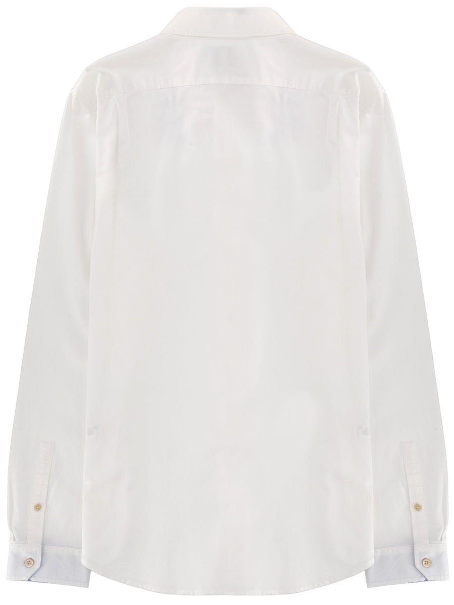 Ps Paul Smith Organic Cotton Tailored Fit Shirt — White, view 2