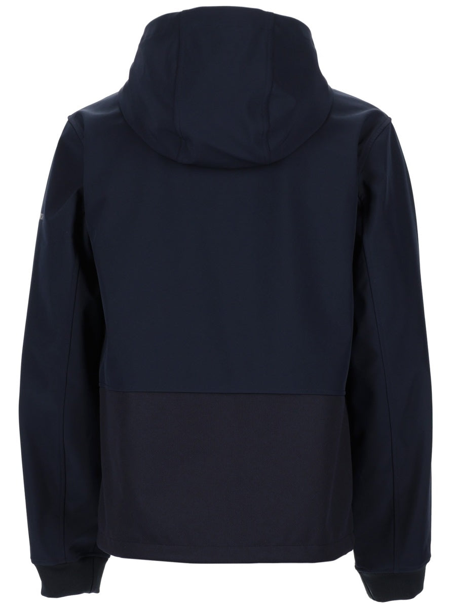 Woolrich Hooded Zip Jacket — Blue, view 2