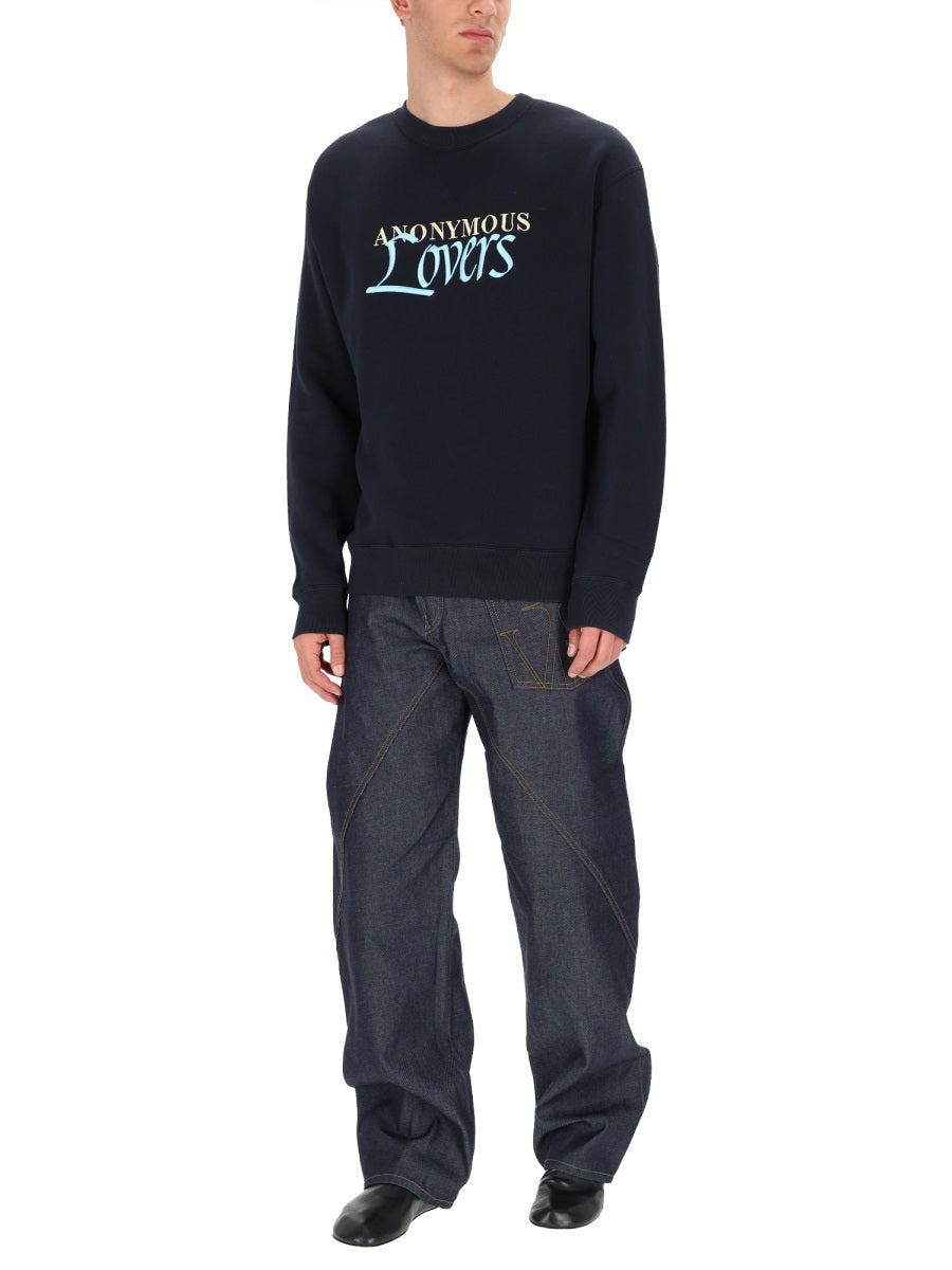 JW Anderson Cotton Sweatshirt — Black, view 3