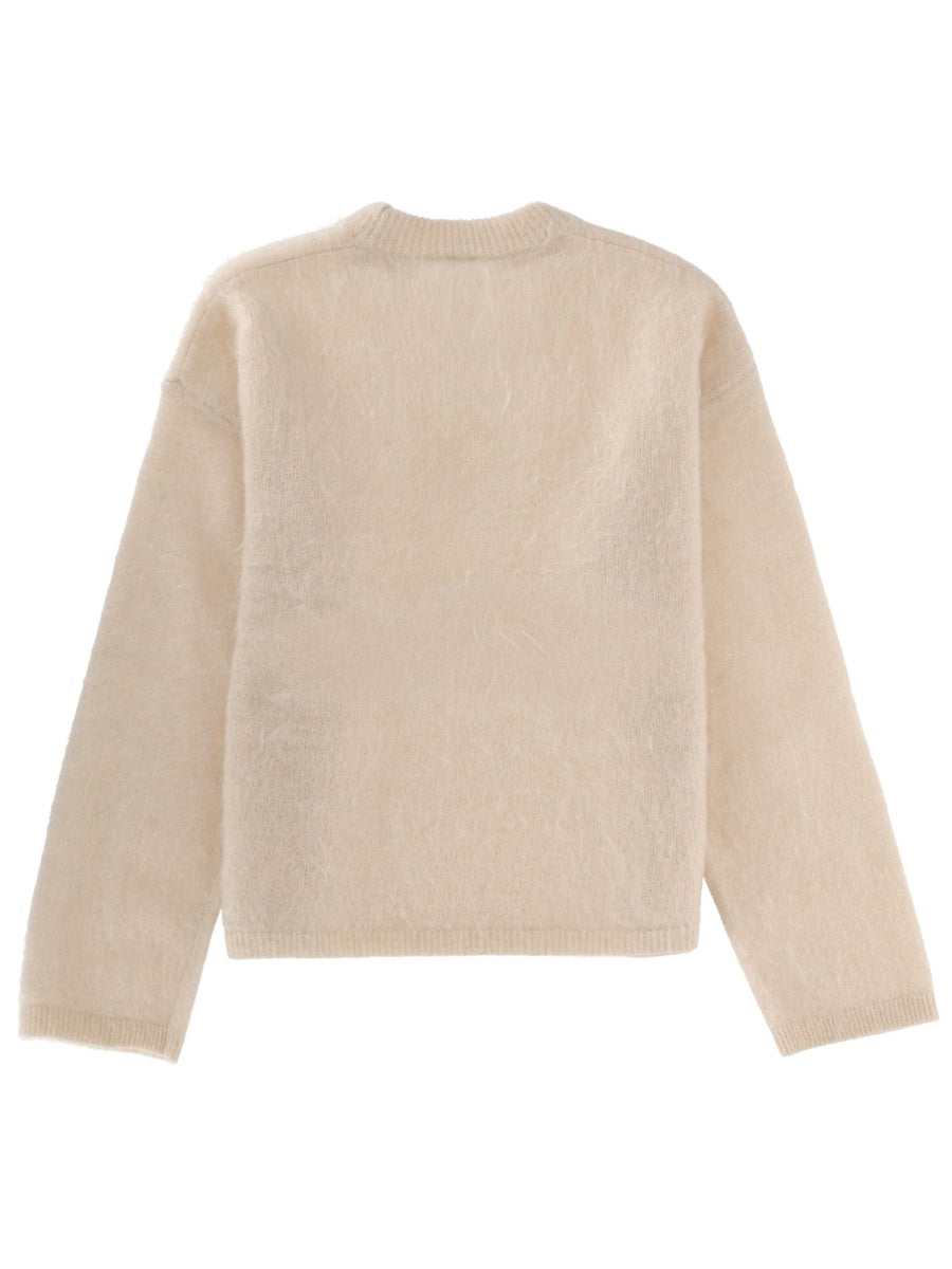 The Garment Mohair Blend Sweater — Ivory, view 2