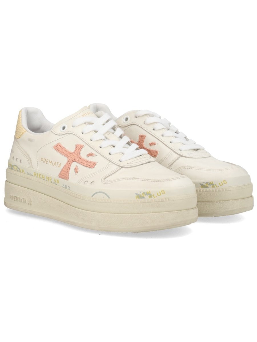 Premiata Micol Sneaker — White, view 6