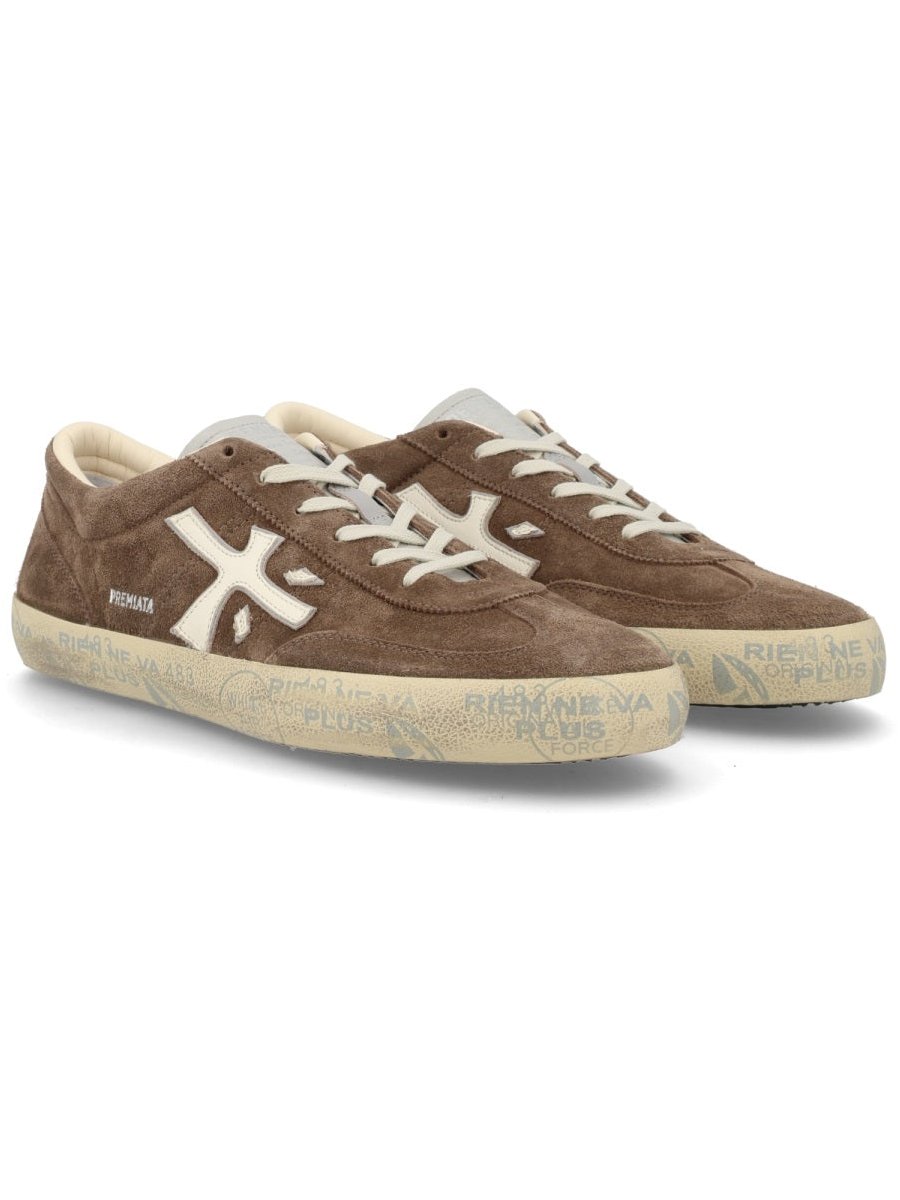 Premiata David Sneaker — Brown, view 6