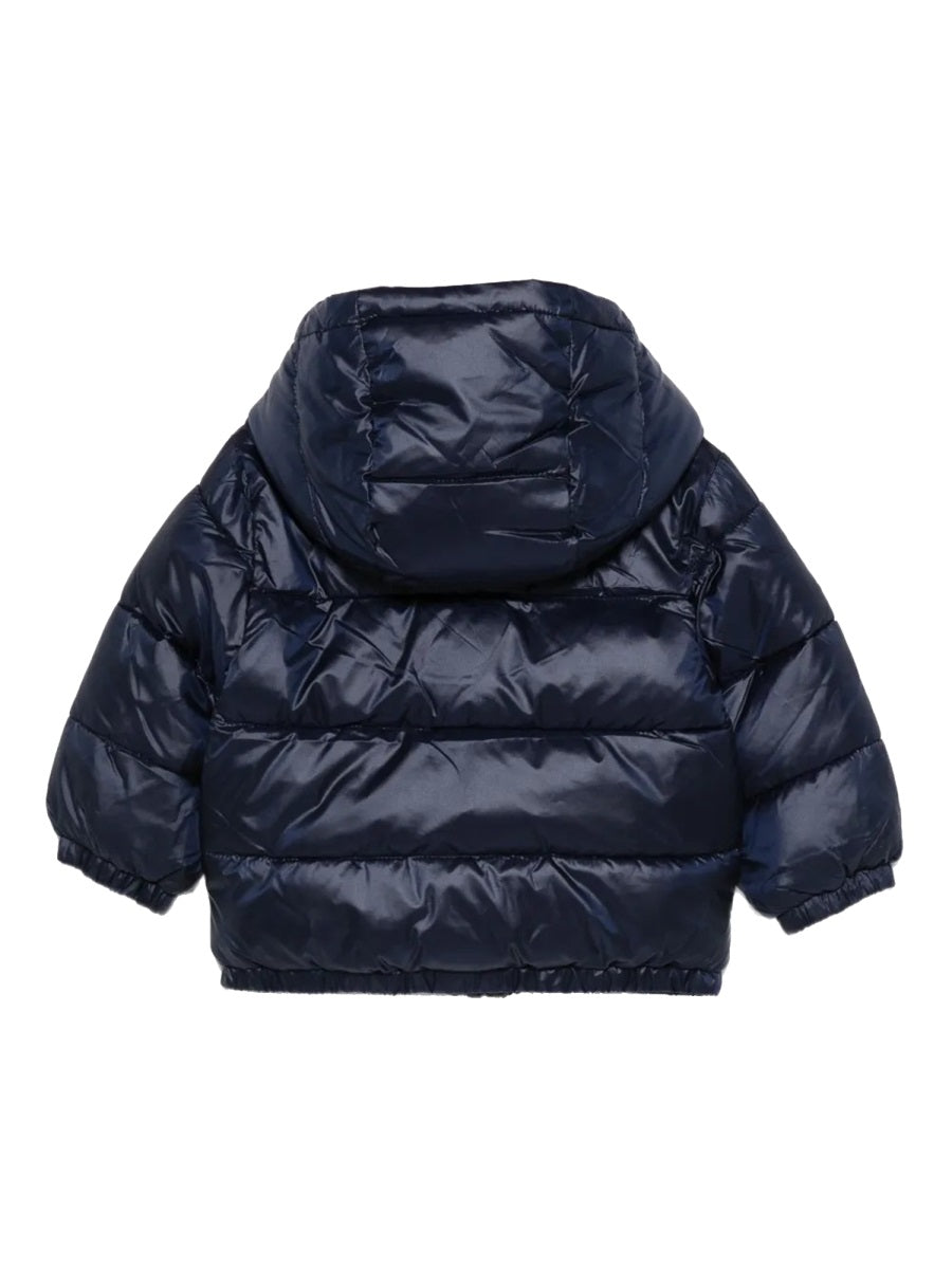 Moschino Logo-Detail Polyamide Jacket — Blue, view 2