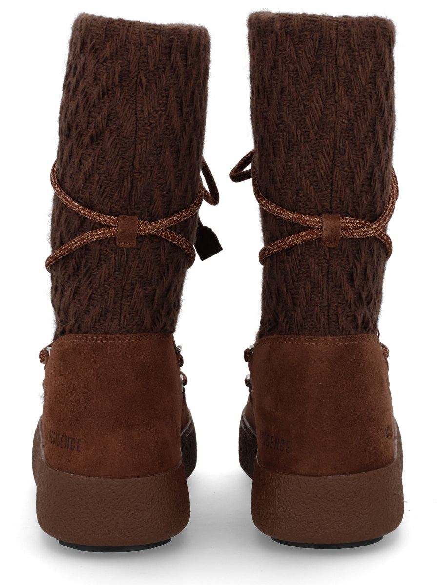 Moon Boot Wool Blend Boot — Brown, view 2