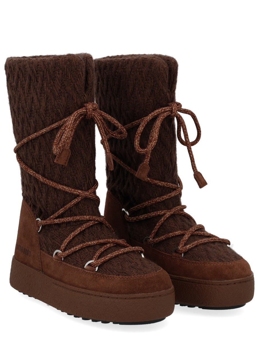 Moon Boot Wool Blend Boot — Brown, view 5