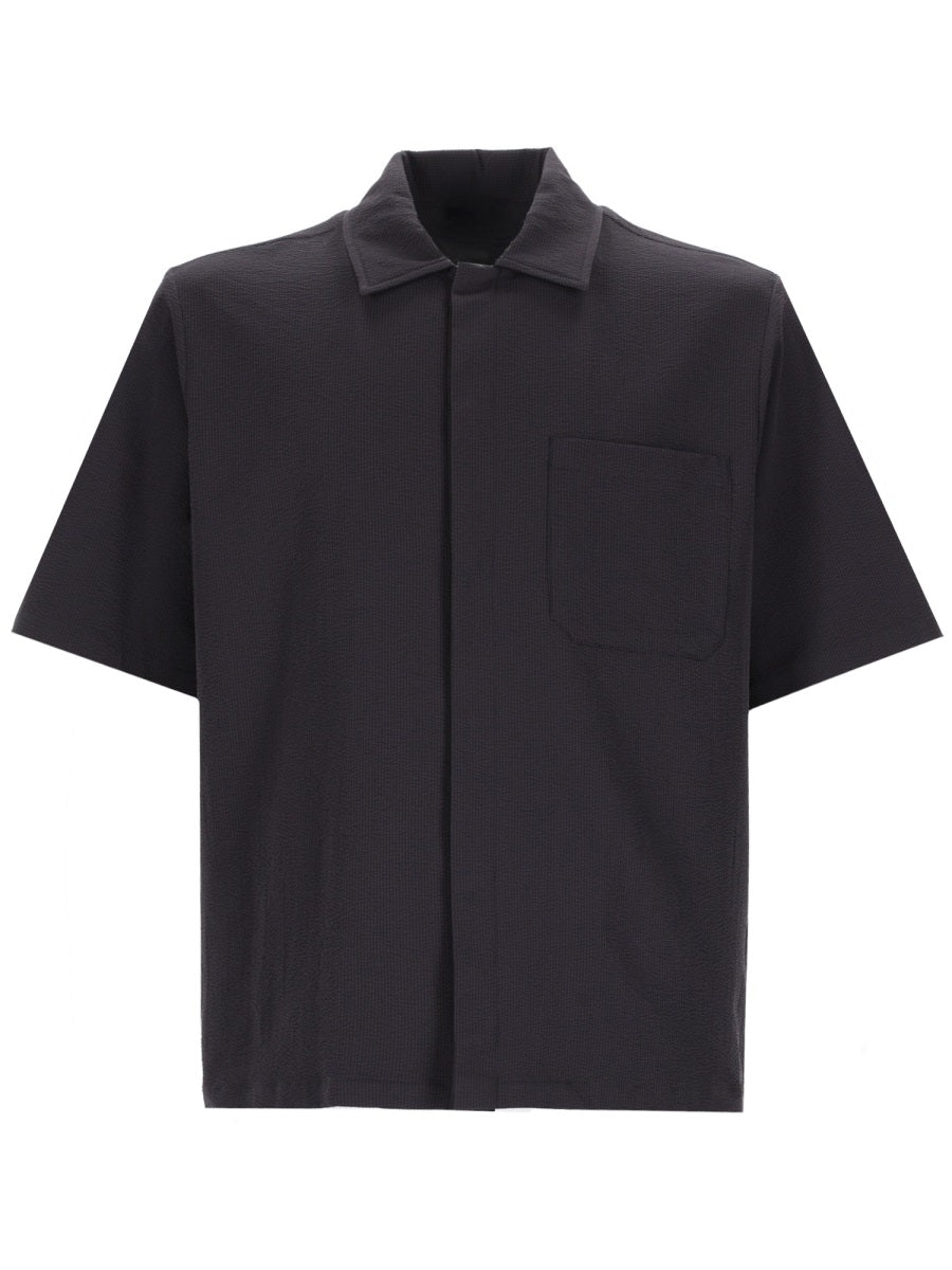 Herno Chest Pocket Shirt — Blue by Herno