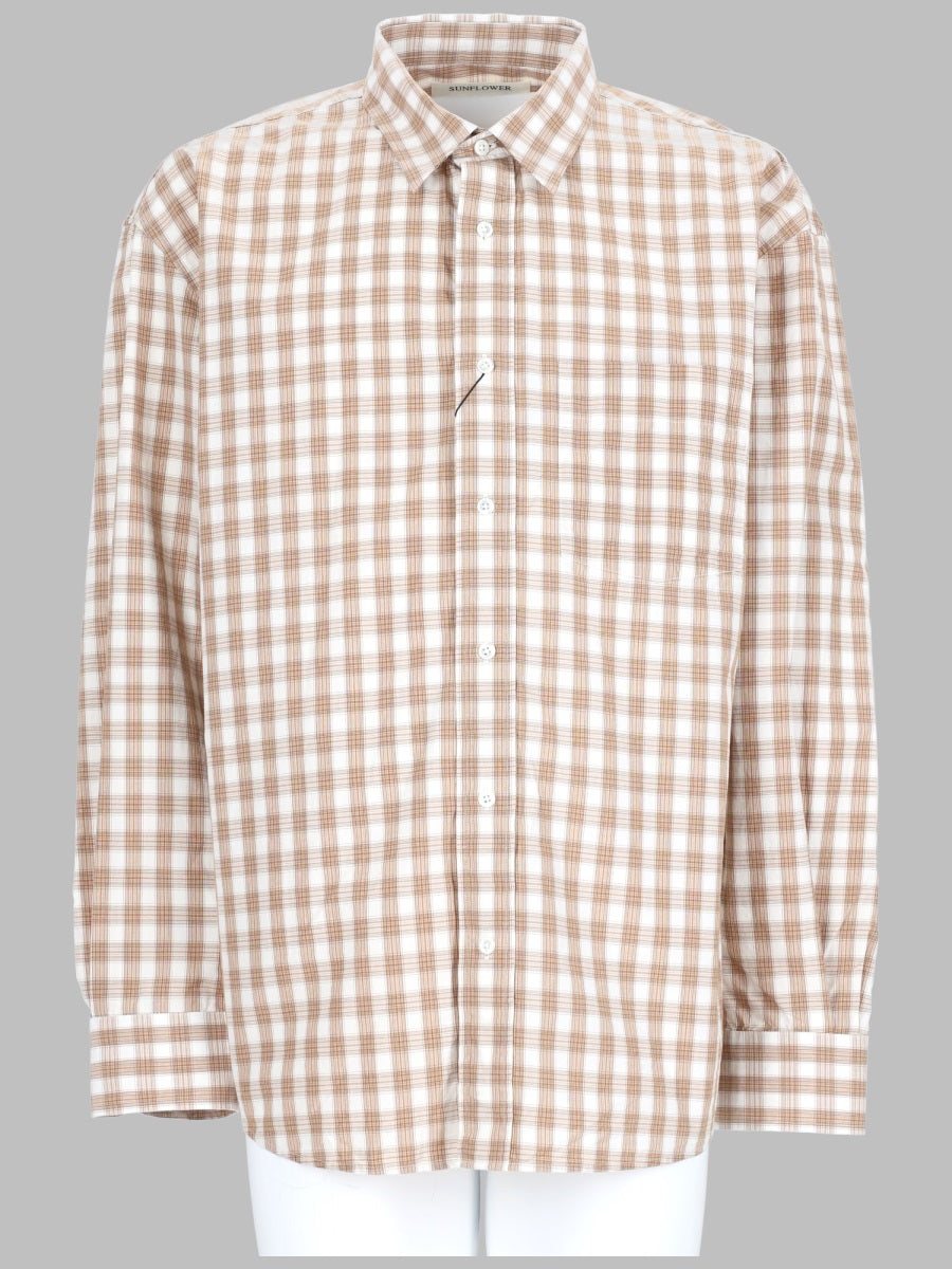 Sunflower 100% Cotton Shirt — Beige by Sunflower