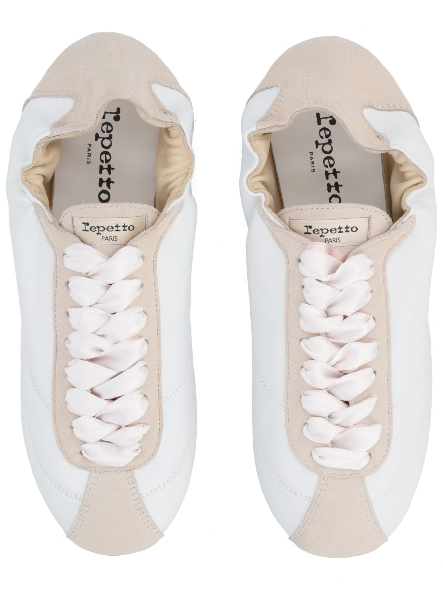 Repetto Tennis Sneakers — White, view 3