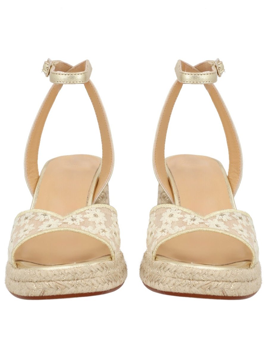 CastañEr Vals Heels — Gold by Castaner