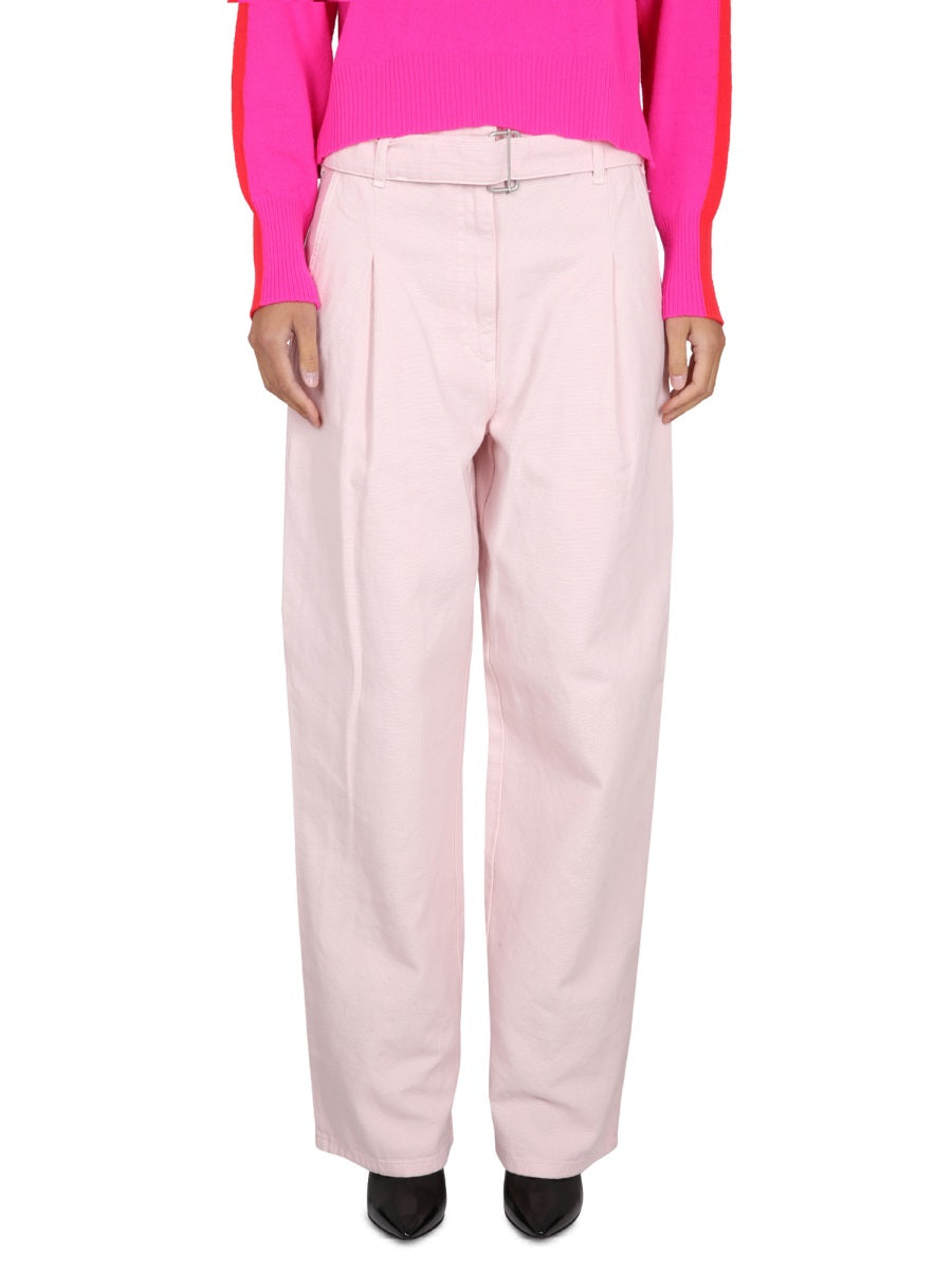 Philosophy Di Lorenzo Serafini Cotton Denim Jeans — Pink, view 4