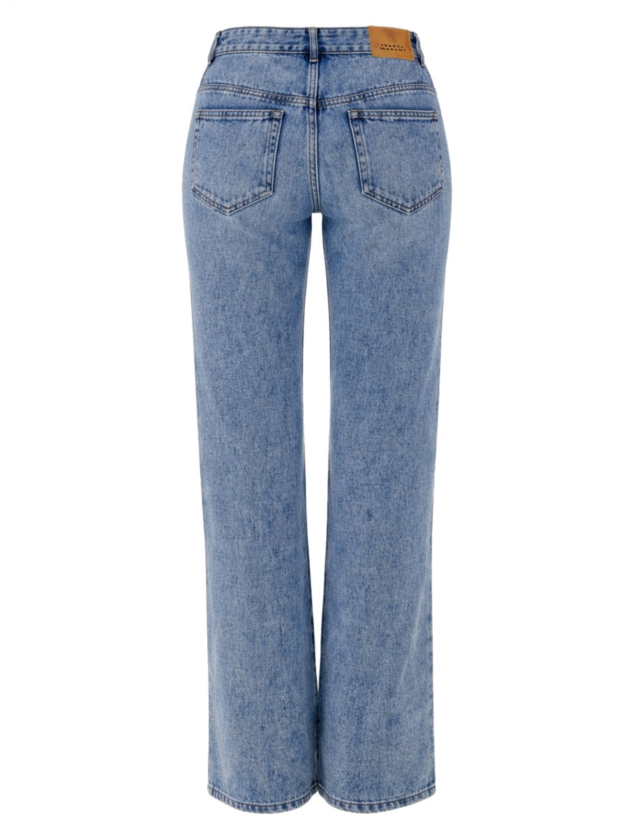 Isabel Marant Belvira Jeans — Blue, view 3