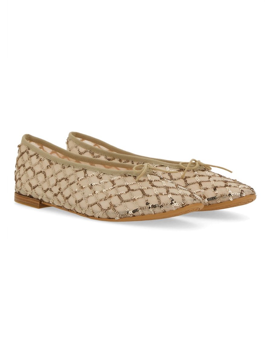 Repetto Dancer Lilouh Flat — Beige by Repetto