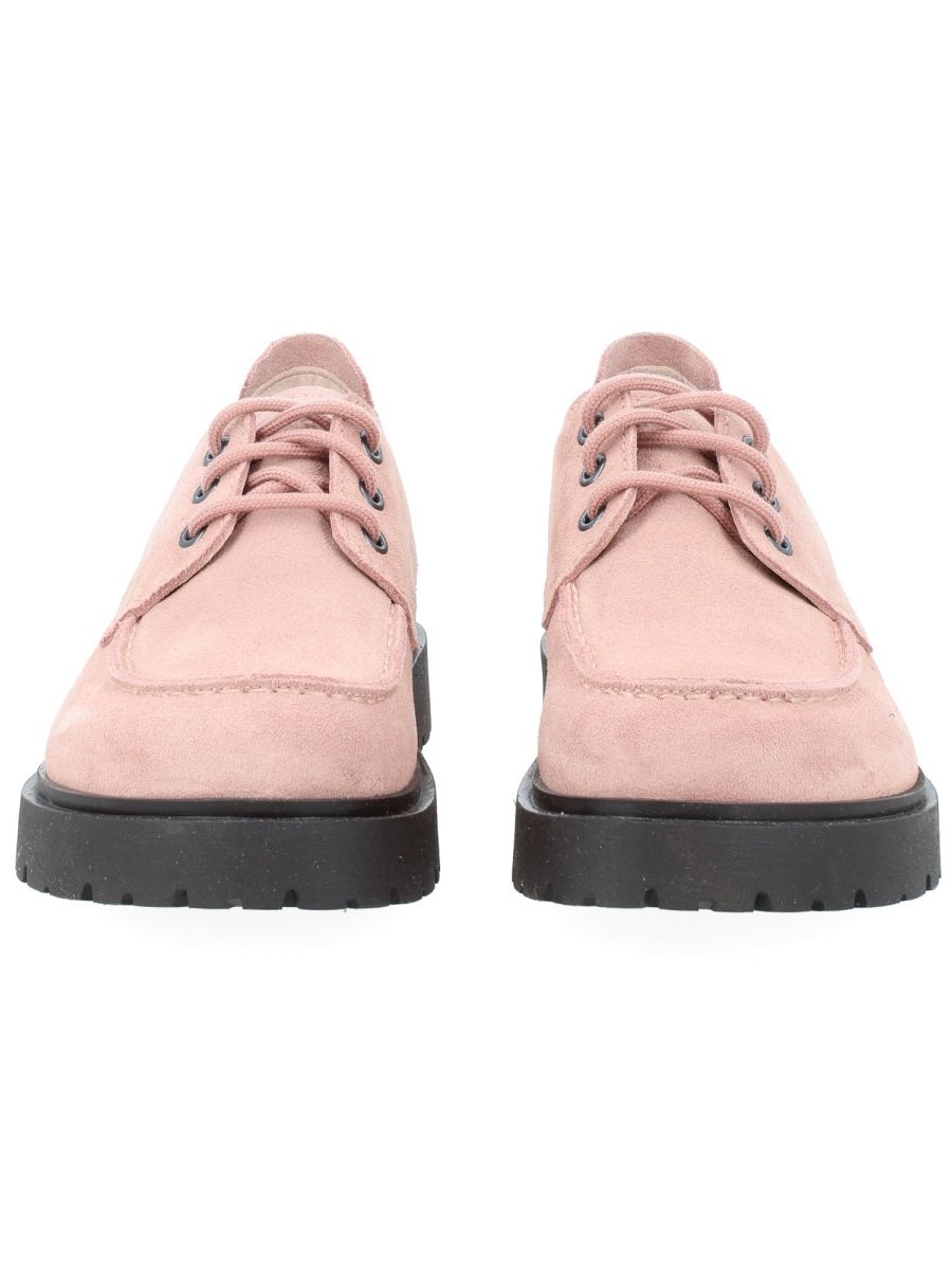 Birkenstock Highwood Moc Lace Loafer — Pink by Birkenstock