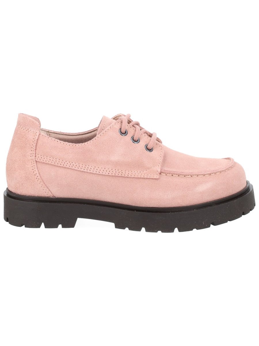 Birkenstock Highwood Moc Lace Loafer — Pink, view 5