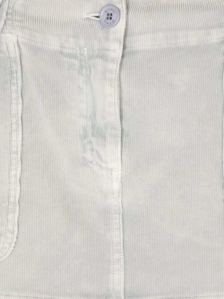 Etro Cotton-Elastane Blend Skirt — Blue, view 2